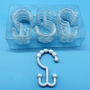 window and shower curtain Roller Plastic double rings