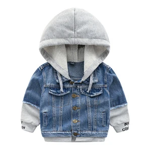 winter baby jean denim jackets for boy