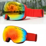Winter Ski Snowboard Snowmobile Men And Women Anti Fog OTG Fit Over Glasses Snowboarding Jet Big Frame Skiing Sports Sunglasses