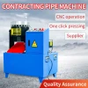 Wire hose crimping machine High pressure oil pipe multi-function pipe shrinking machine Construction steel pipe necking machine