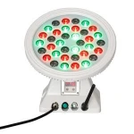Wireless round RGB 36x1w led wall washer ip65