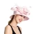 Import Women Church Hats With  Flower Trim organza from China