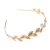 Import Women Girls Metal Leaf Branch French Hair Bands Hair Accessories Bridal hair hoops from China