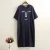 Import Womens Nightgown Cotton Sleep Shirt Printed Short Sleeve Scoopneck Sleep  Nightshirt from China