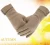 Women&#x27;s Stretch knit cute wholesale winter gloves ski mittens Christmas gift 5 Color