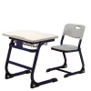 wood metal student furniture school desk and chair