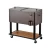 Import Wooden Grain High Quality 60L Cooler Box Trolley Custom Cooler Beer Picnic Cooler from China