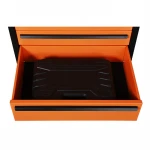 Workshop garage metal tool trolley/ tool cart with handle and wheels 7 drawers tool cabinet chest