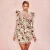 Import X00004S 2020 Printed Patchwork Gauze Sexy See-through Women Dresses from China