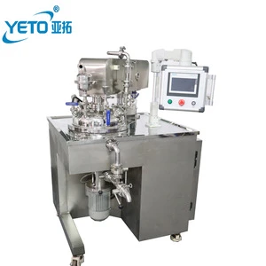 YETO 10L lifting Vacuum mixer equipment cosmetics cream ointment emulsifying homogenizer