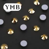 Yhb Nail Rhinestone Light Gold Crystal Flatback Hotfix Rhinestones For Nail