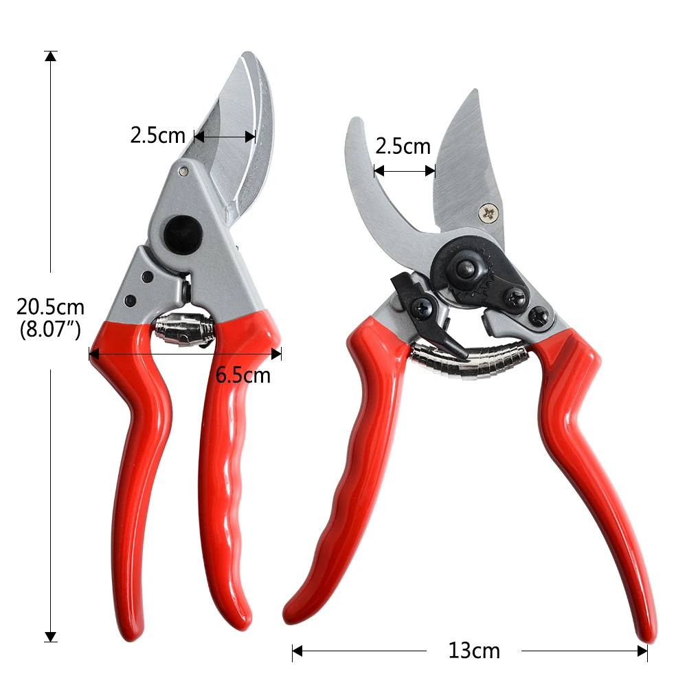 YIJIA HG306001 Professional Garden Pruner Pruning Scissors Shear Small Order Available Flower Bypass Grafting