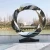 Import Hot Selling Mirror Polished Large Stainless Steel Ring Park Sculpture City Street Metal Sculpture from China