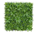 Anti-ultraviolet artificial plant wall panel artificial boxwood against the green plant wall