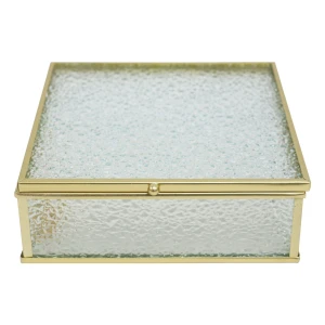 Modern jewelry box, metal jewelry box, necklace, ring, bracelet storage box180-216786