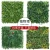 Import Anti-ultraviolet artificial plant wall panel artificial boxwood against the green plant wall from Hong Kong