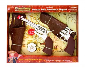 Cowboy Twin Big Gun Set (Chrom-Plated)