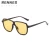 Import RENNES sunglasses wholesale for men Summer All-Match Transparent Frame UV400 Square Shades Over sized from China