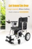 light weight long distance electric power wheelchair