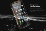 Android8.1 Quad-core 1.3 GHz Rugged Phone Smart Phone with Sensor NFC Fingerprint GPS and FM