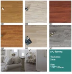 Factory supplier Best-selling interlocking waterproof durable easy installed indoor lvt vinyl flooring SPC floor
