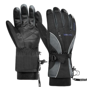 KUTOOK Waterproof Ski Gloves Thermal 3M Thinsulate Touch Screen for Men Women