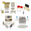 Wholesale pretend play mini wooden doll house furnitures for kids W06B105