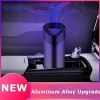 SHODA Car Purifier usb with Negative Ion Hepa Filter Fresh Portable USB Aluminium Alloy Design Car Ion Purifier