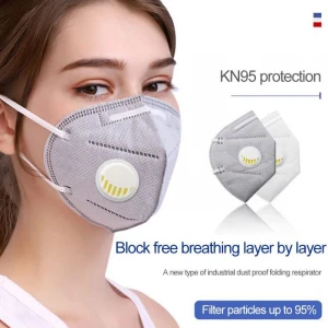 N95 Face Mouth Masks Dust Gas Mask KN95 Respirator Safety Protective Mask Anti Dust Anti Organic Vapors PM2.5