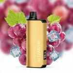 Alibarbar Ingot 20K Grape Ice Disposable Vape Ireland 20000 Puffs 24mL LED Display Best Wholesale Price