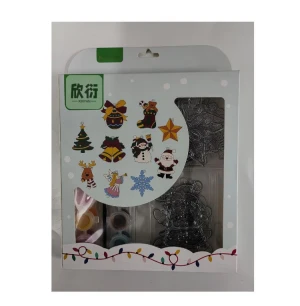 DIY suncatche painting  of christmas Set