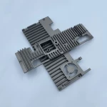 Heat sink video case casted