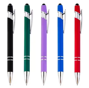 Wholesale Custom New Design 1.0mm Black Ink Metal Bic Pen Ballpoint Pen