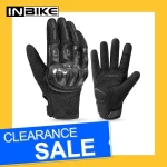 INBIKE Wholesale Breathable Mesh Thickening Carbon Fiber Shell Bike Motocross Motorcycle Gloves CM906