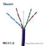 0.5mm bare copper solid copper cat5e lan cable with shield