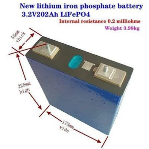 3.2V lithium battery 200Ah lithium battery Rechargeable lithium battery 202AH cell