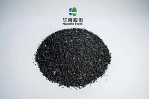 Agglomerated and crushed activated carbon
