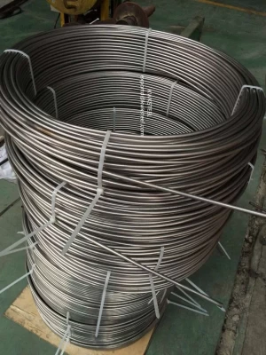 Seamless 1/2 inch TP 316l control line coiled tube tubing