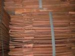 Copper cathodes 99.99%min