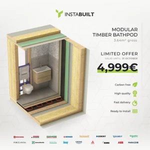Modular Timber Bathroom Pod