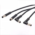 M5 Back Front Panel mount socket Male Female waterproof receptacle Connector | China Producer