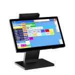 Poszeo DP6 15.6 Inch Touch POS Computer with Windows 10 Pro, J6412 CPU, USB/COM/LAN Ports