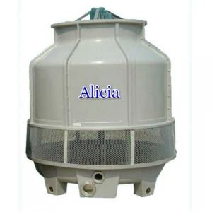 low noise counter flow frp water cooling tower for injection machine