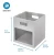 Import Interdesign Evie View Front Storage Box, Grey from United Arab Emirates