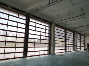 China Manufacturer Aluminum Residential Automatic Sectional Glass Garage Door