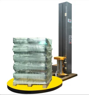 Newest Automatic Pallet Stretch Wrapping Machine With 250% Pre-Stretch CE Approved