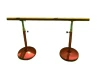 ABS movable ballet barre height adjustable dance bar