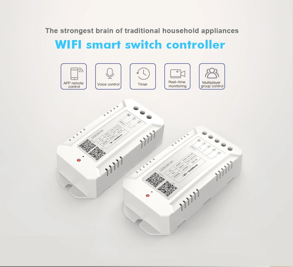 1 Gang ON/OFF controlwifi smart switch works with Amazon Alexa