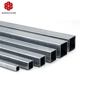 1 inch square iron pipe/ black square tube/ square steel profile
