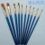 Import 10 different brush tips nylon hair watercolor drawing brushes acrylic paint sets artist brushes from China